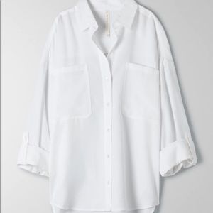 Babaton oversized utility button-up